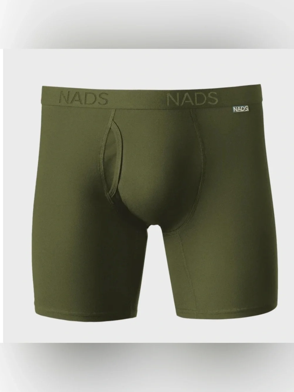 NADS Men’s Large Army Green Organic Cotton Boxer Briefs Underwear